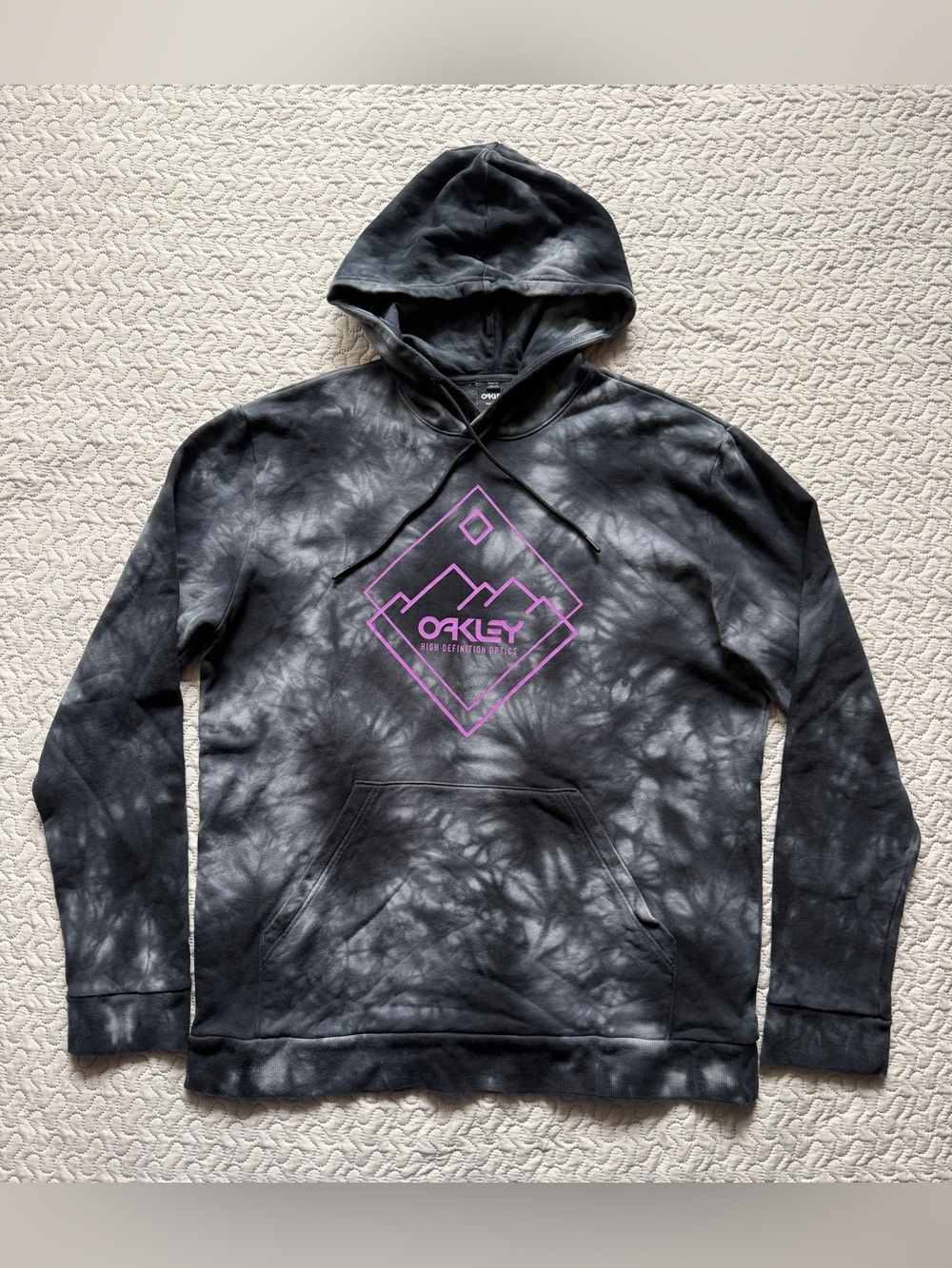 Oakley Men’s XL HDO High Definition Optics Tie Dye Acid Wash Mountain Hoodie